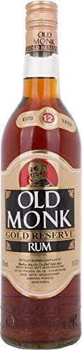 Rum Flasche von Old Monk